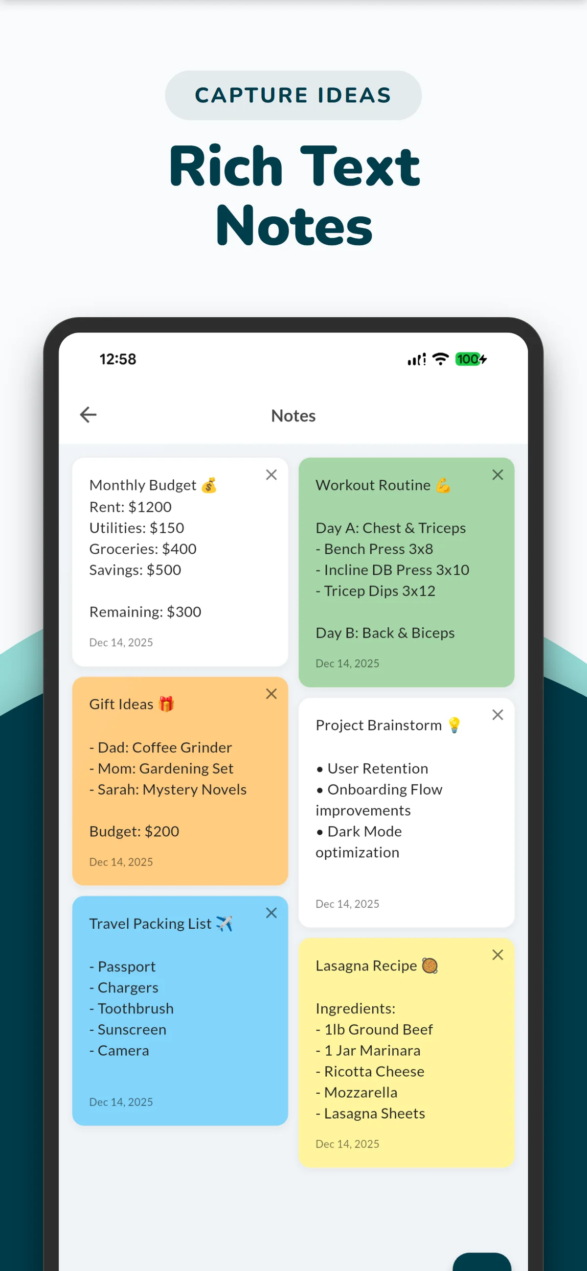 Weeklo Digital Diary and Notes